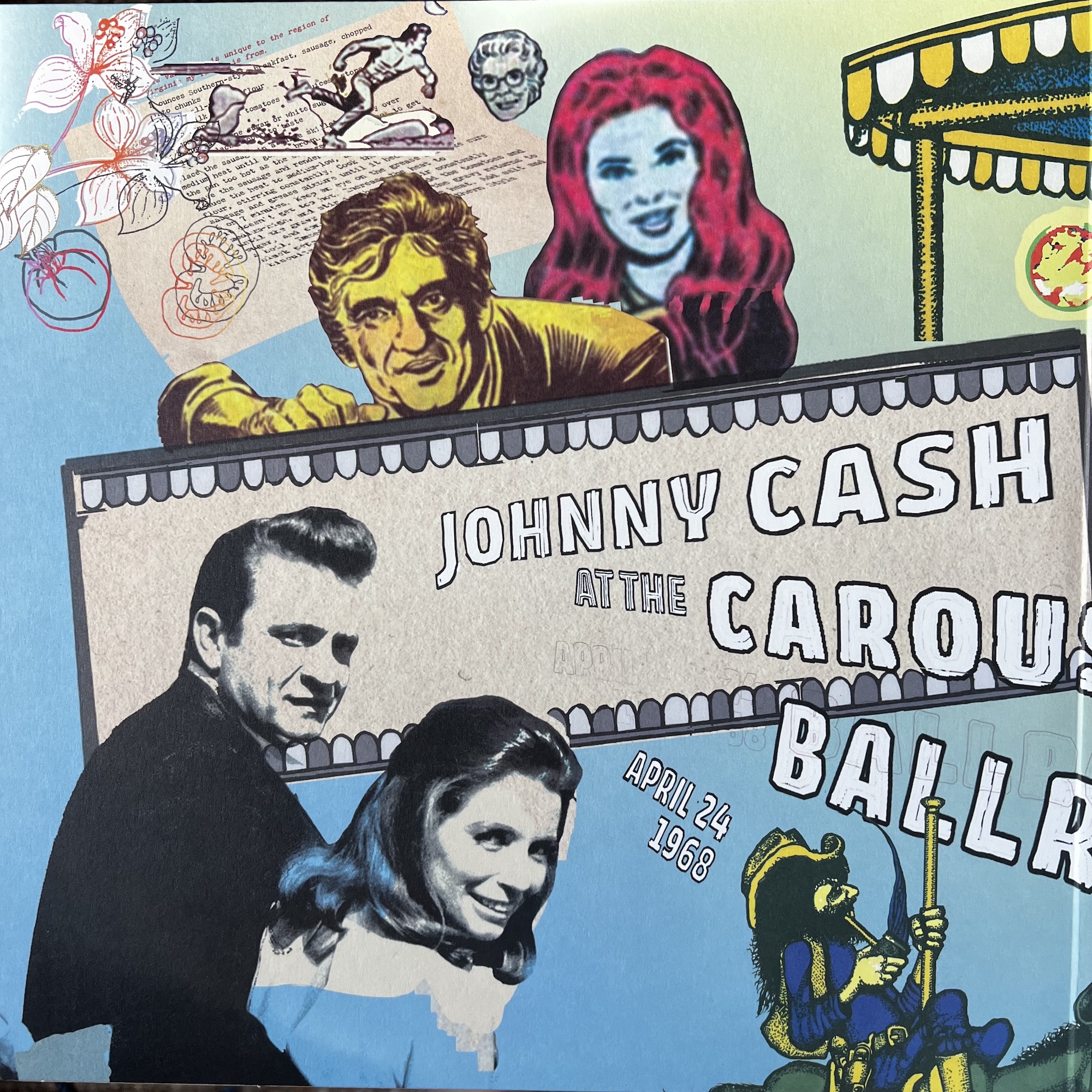 Johnny Cash at the Carousel Ballroom gatefold