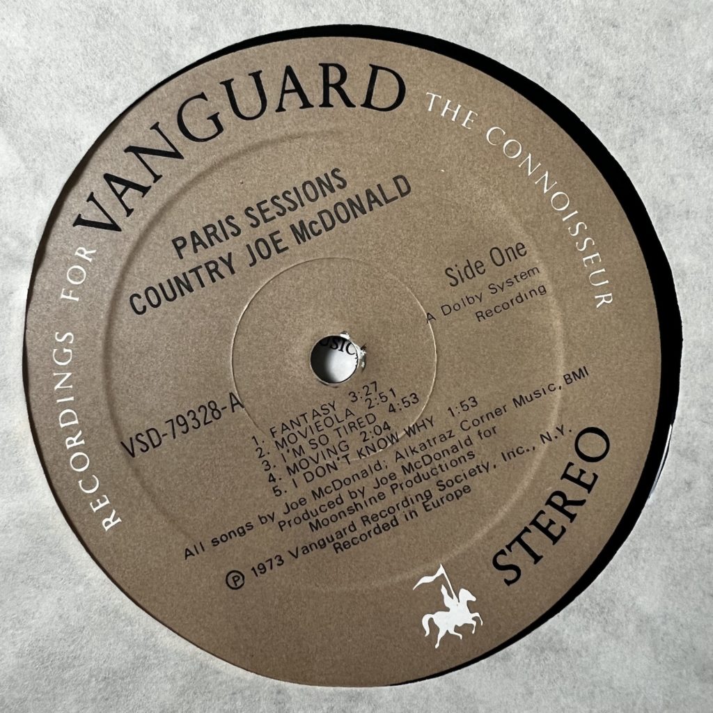 Paris Sessions on Vanguard label