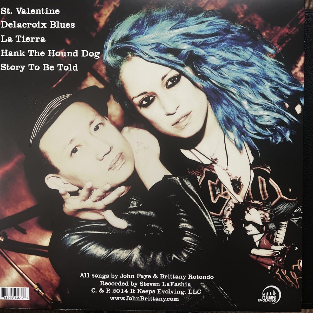 John & Brittany – Stories to be Told back cover