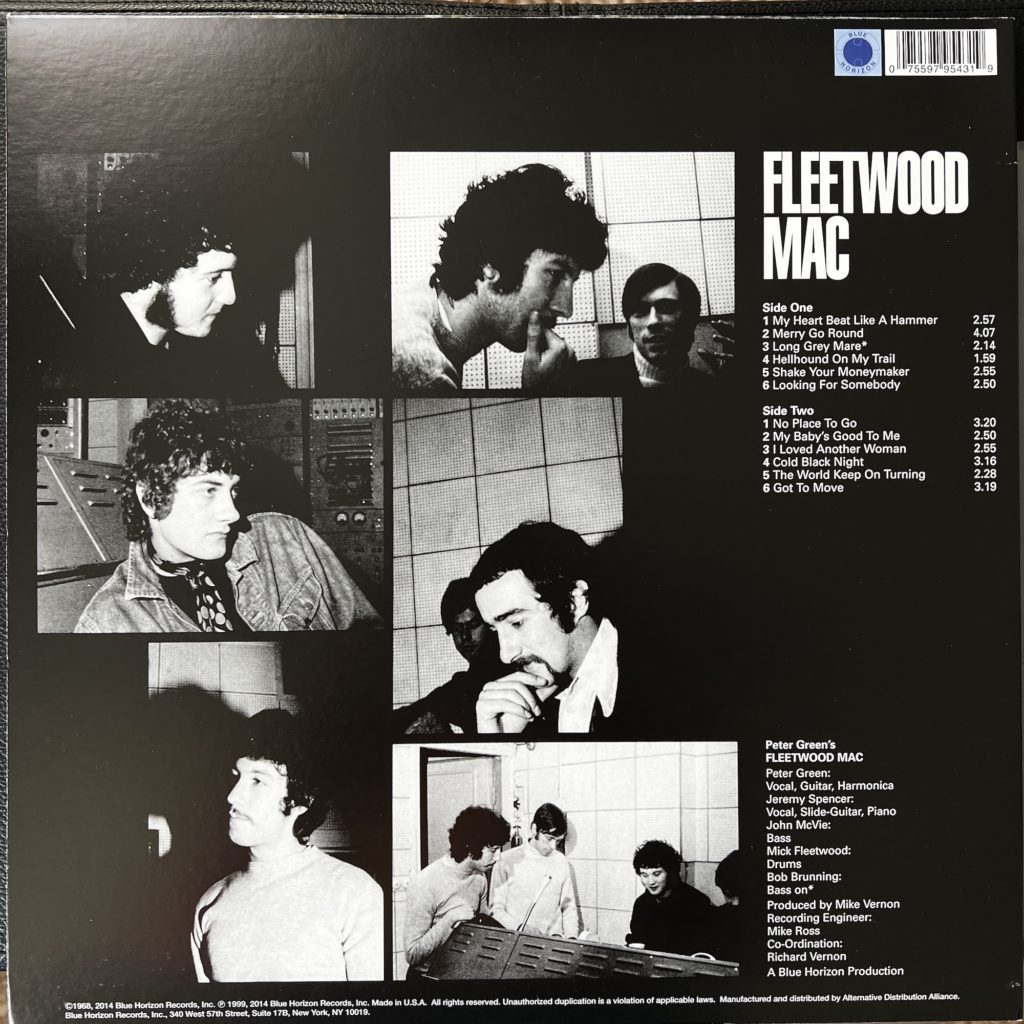 Fleetwood Mac back cover