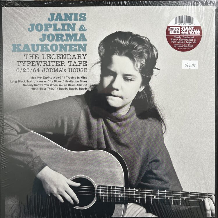Janis Joplin & Jorma Kaukonen – The Legendary Typewriter Tape front cover
