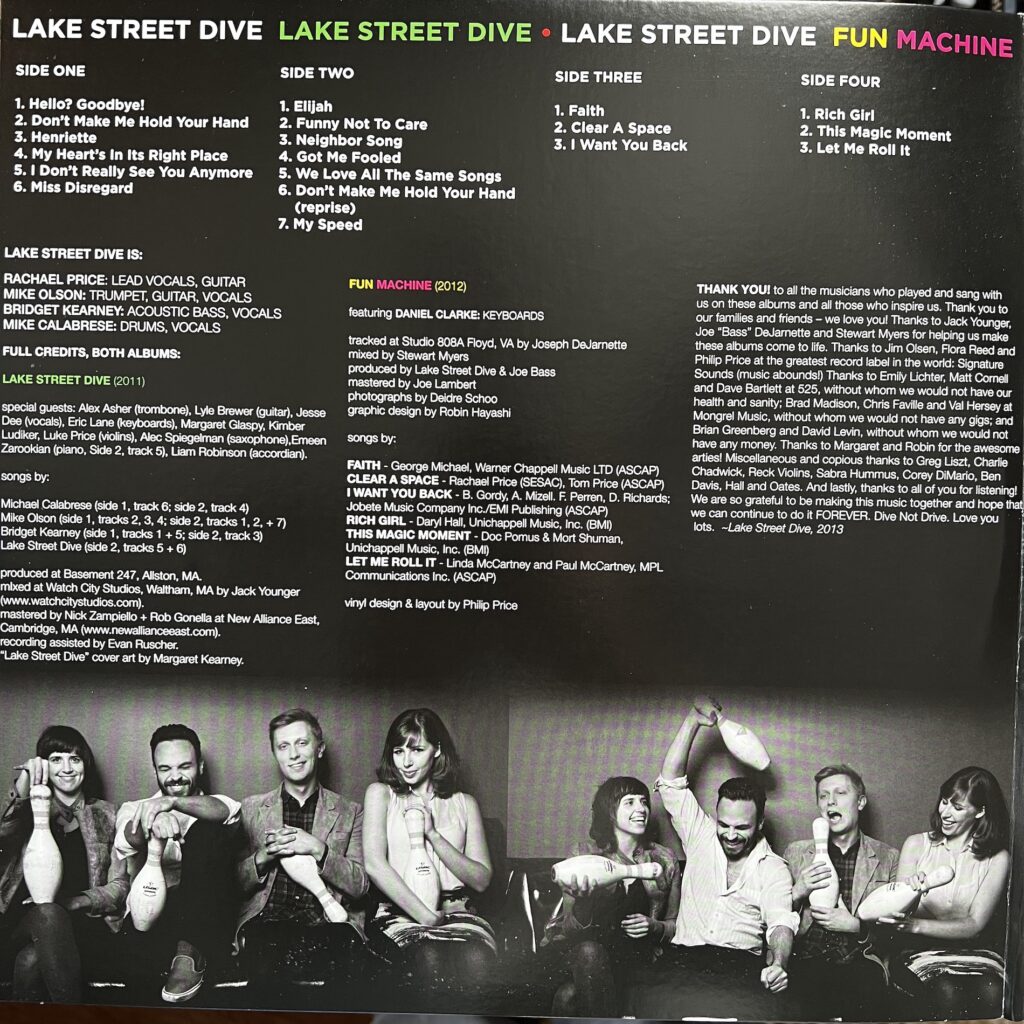 Lake Street Dive / Fun Machine gatefold