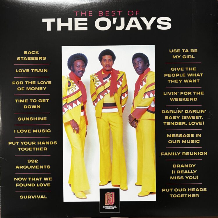 Best of The O'Jays front cover