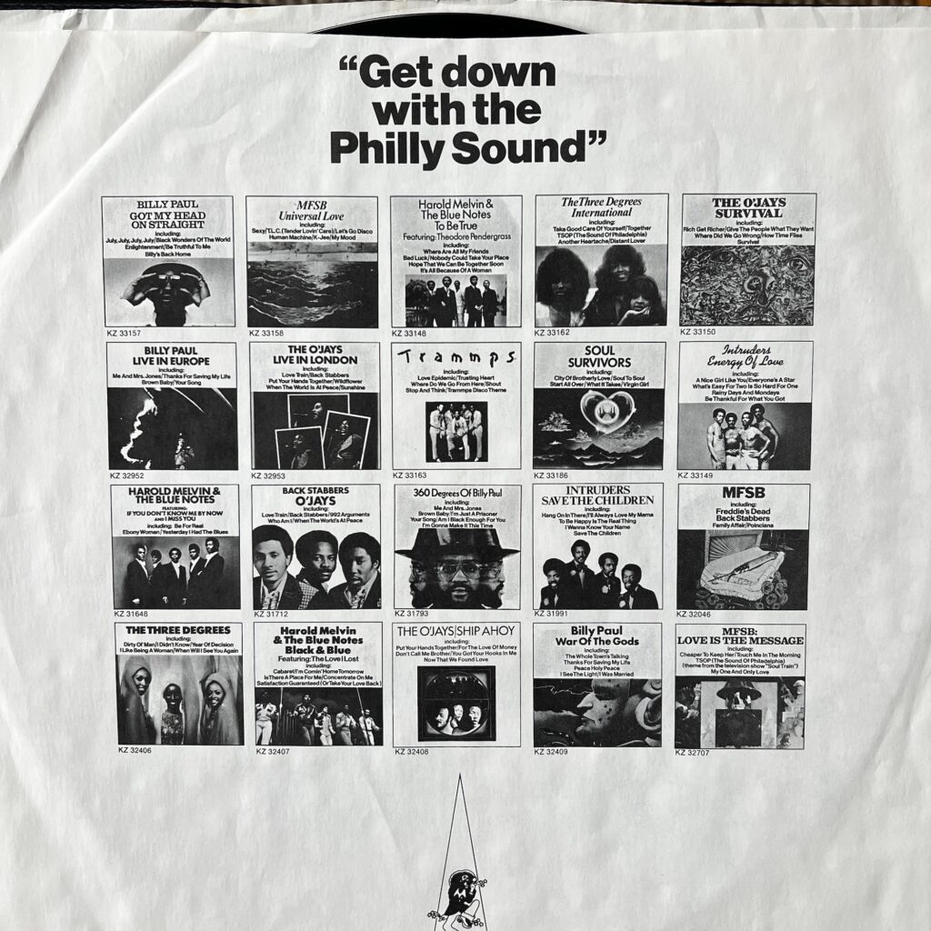 Get Down With The Philly Sound sleeve