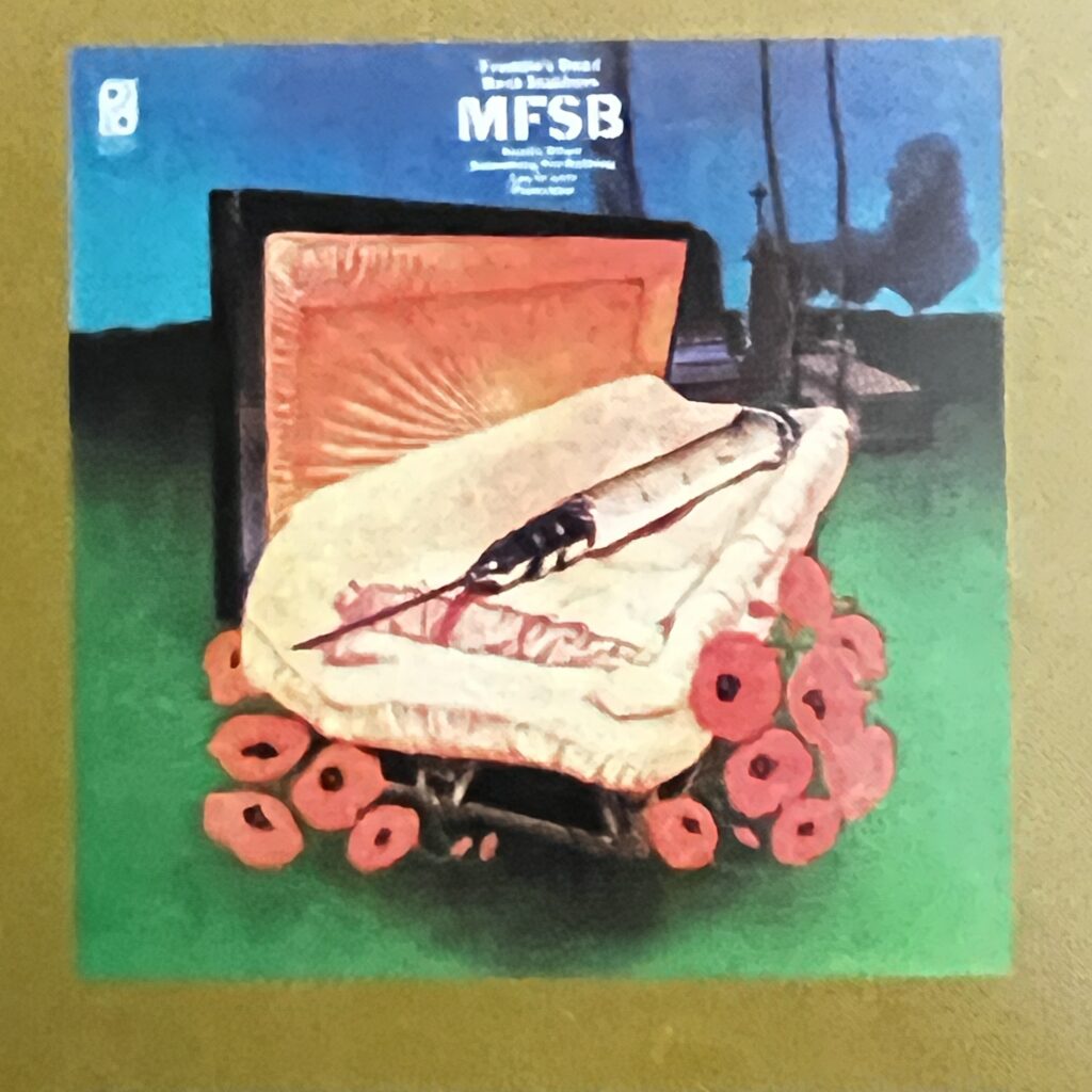 Closeup of MSFB cover from promo sleeve