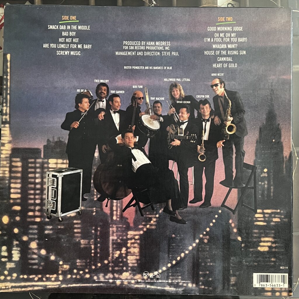 Buster Poindexter back cover