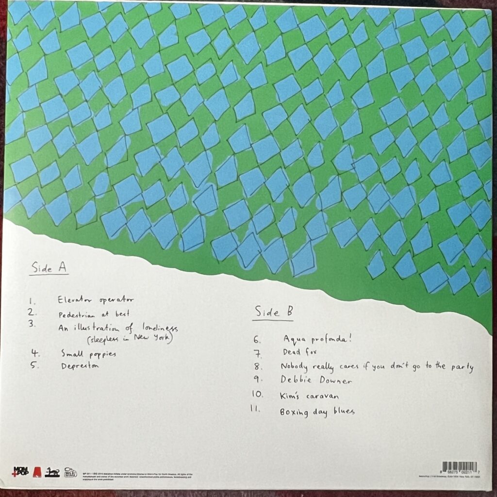Courtney Barnett – Sometimes I Sit and Think back cover
