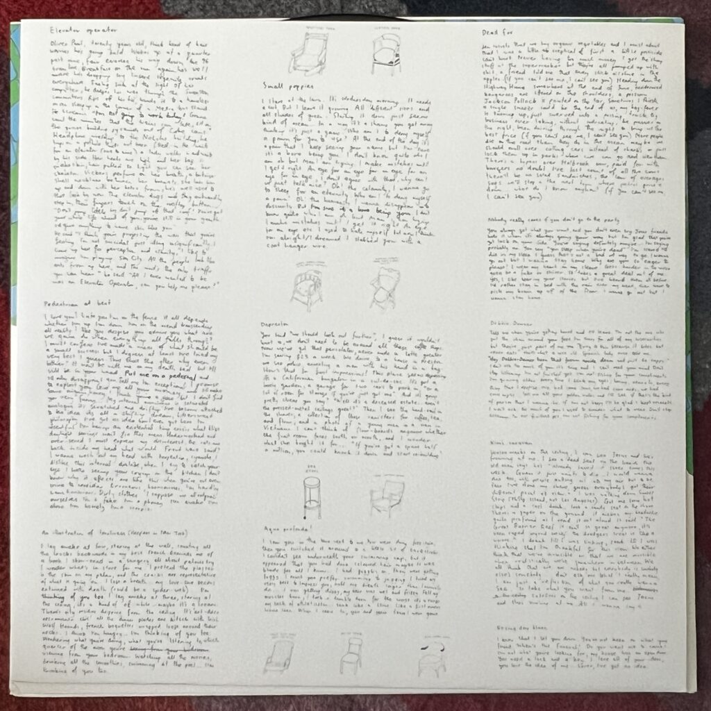 Courtney Barnett – Sometimes I Sit and Think sleeve