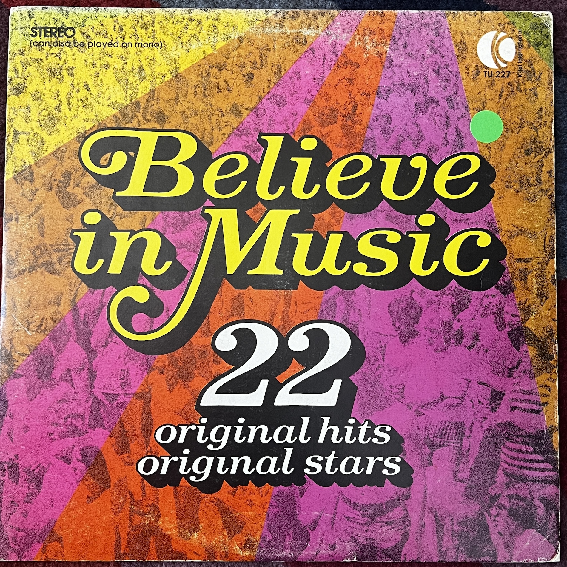 K-Tel Believe in Music front cover