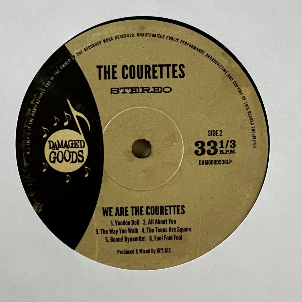 We Are The Courettes label