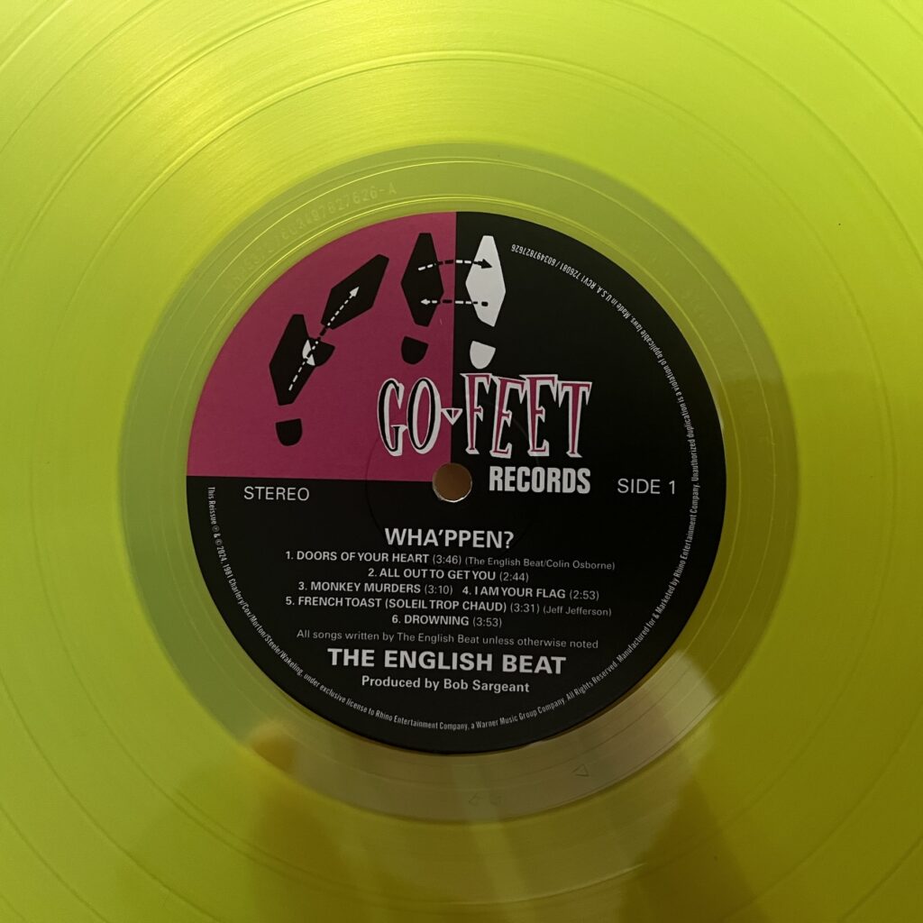 Wha'ppen colored vinyl