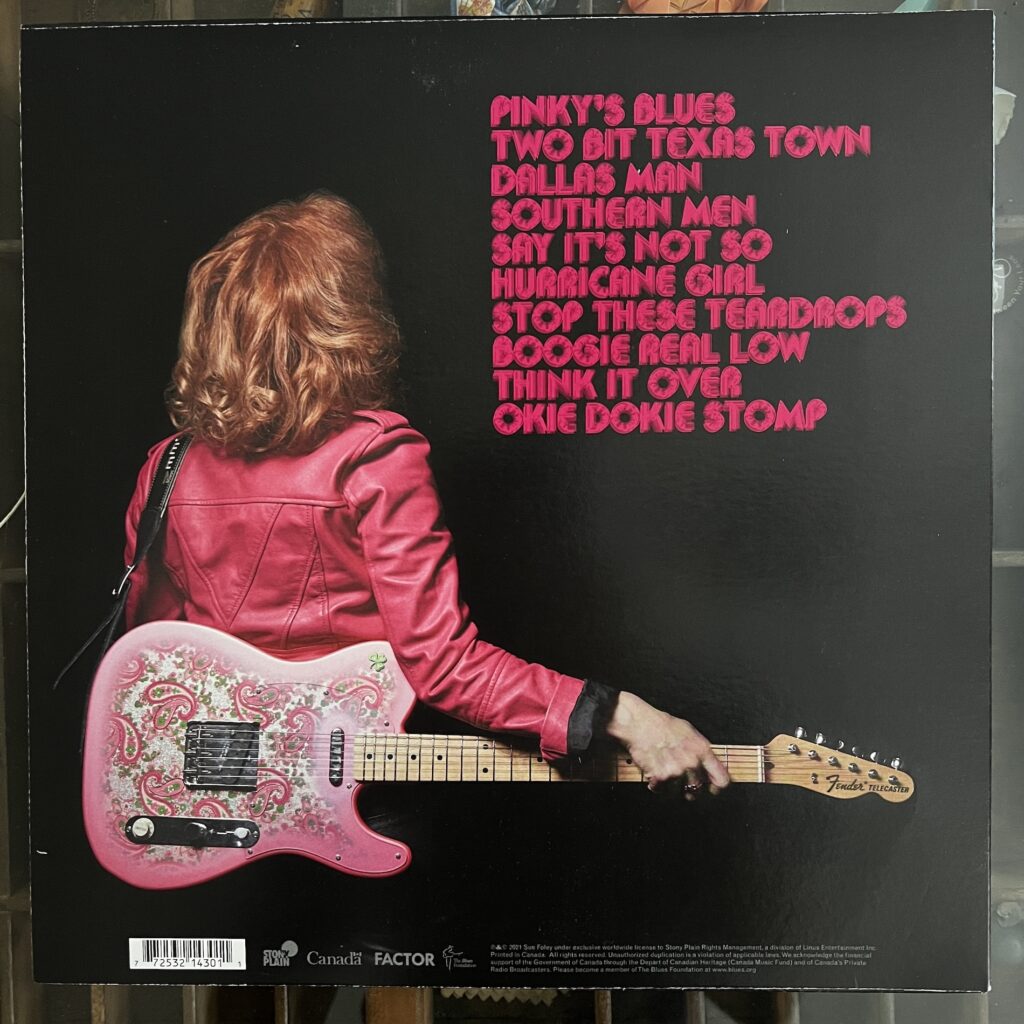 Pinky's Blues back cover