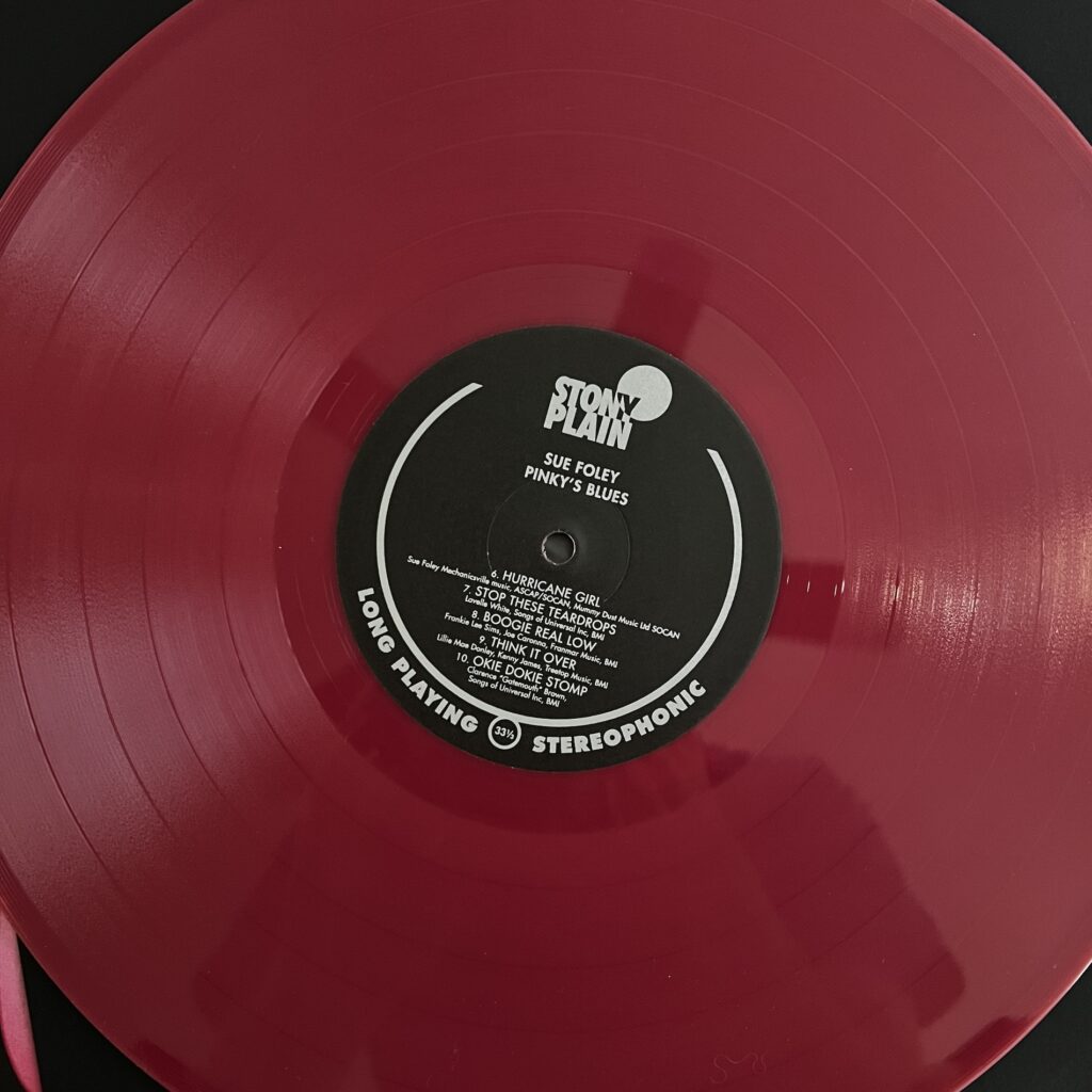 Pinky's Blues colored vinyl