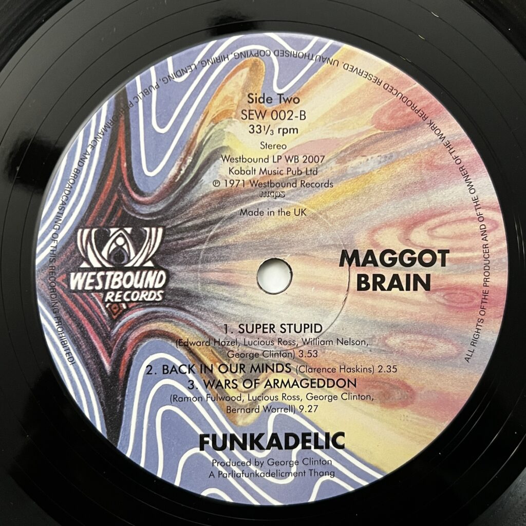 Maggot Brain label