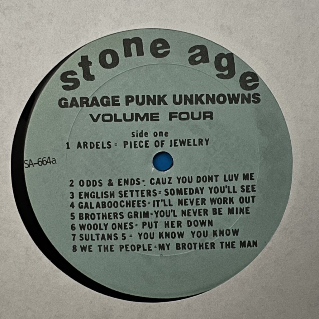 Garage Punk Unknowns label