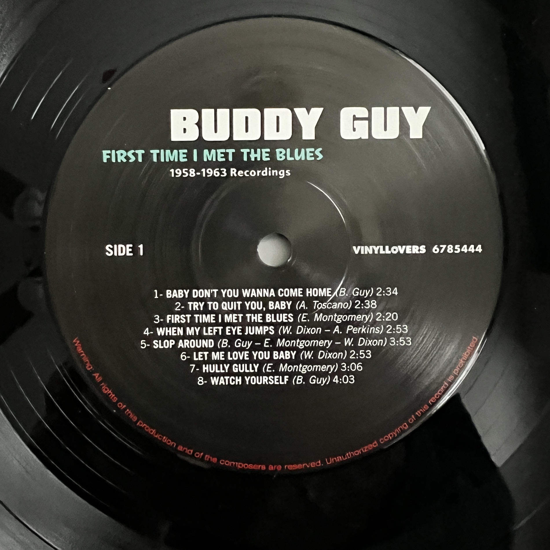 Buddy Guy – First Time I Met The Blues: 1958-1963 Recordings