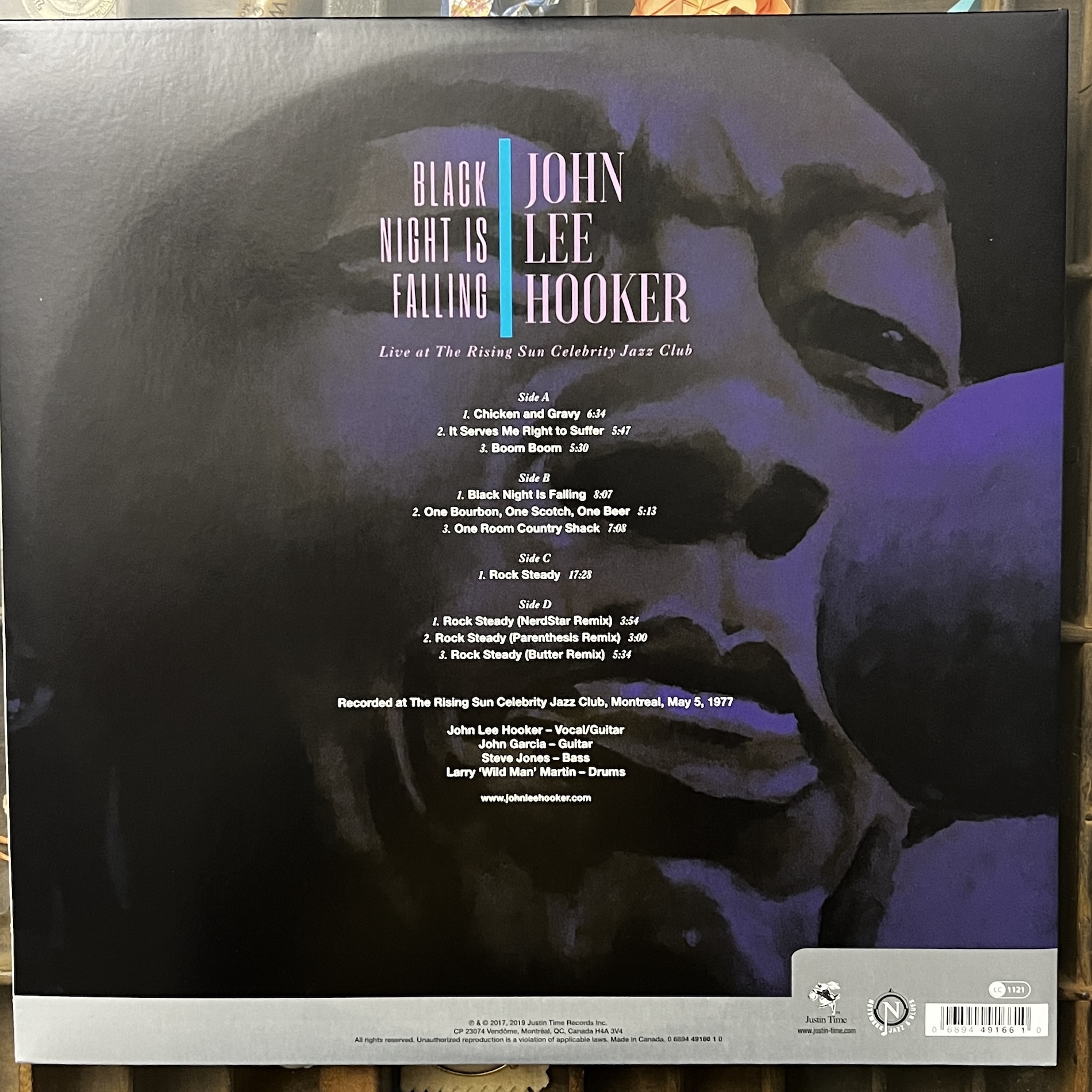 John Lee Hooker – Black Night Is Falling – Vinyl Distractions