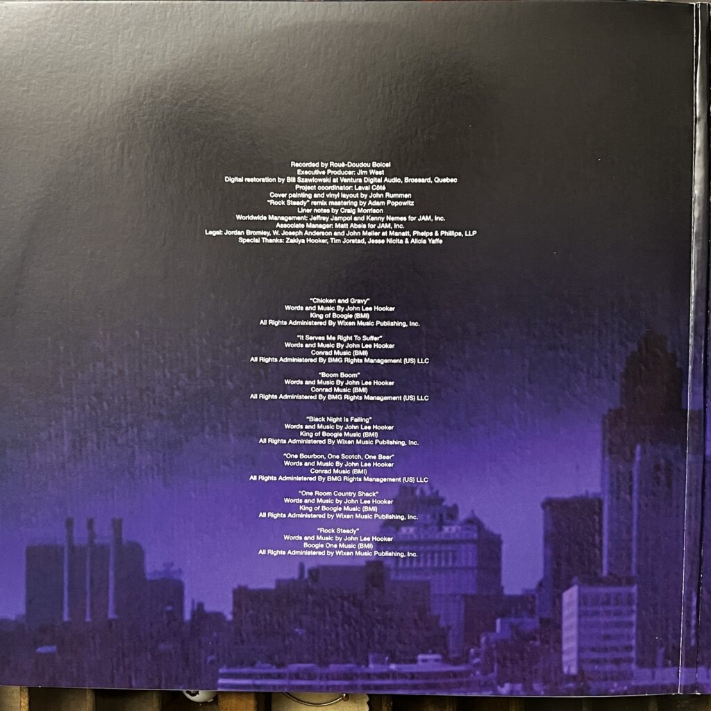 Black Night Is Falling gatefold