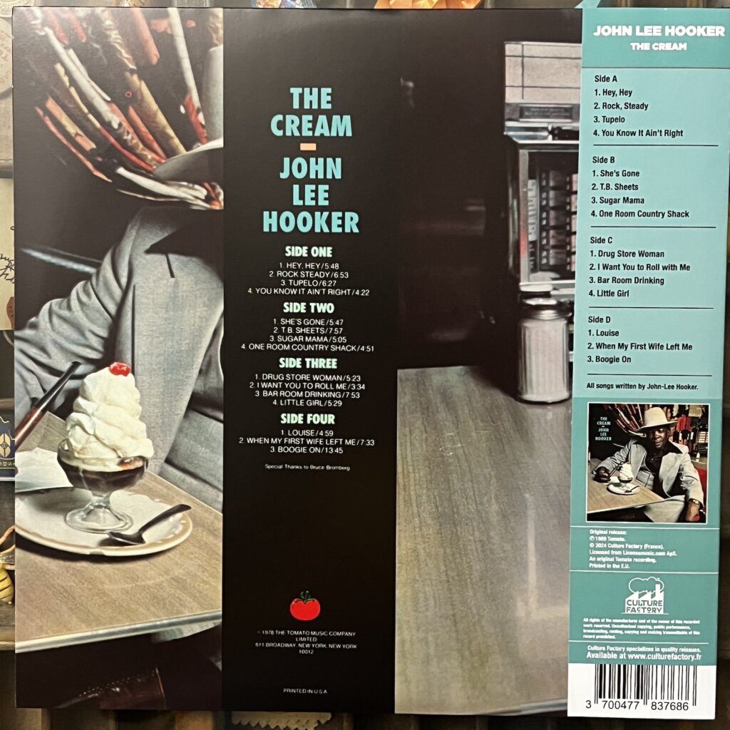 The Cream back cover