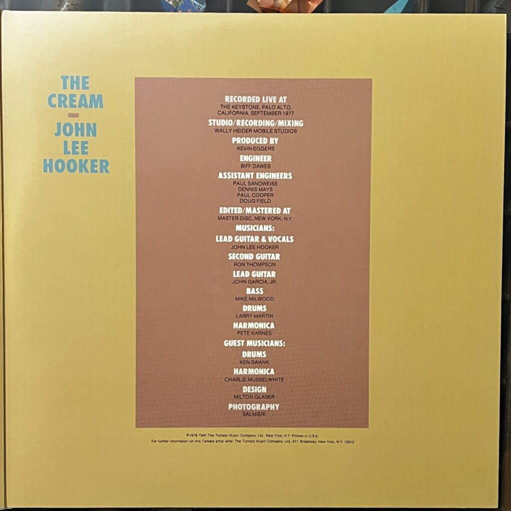 The Cream gatefold