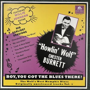 Howlin' Wolf "Boy You Got The Blues There!" front cover