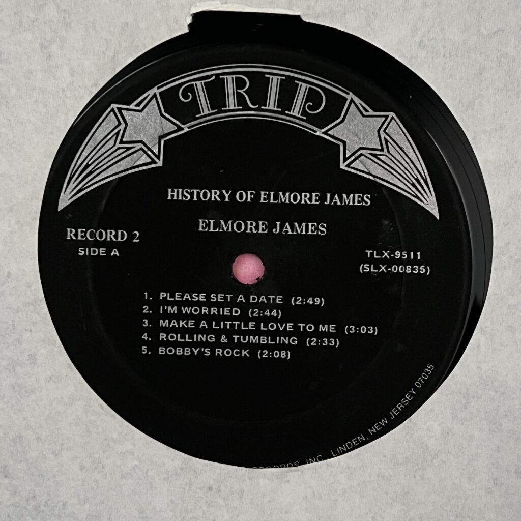 History of Elmore James Volume 2 label