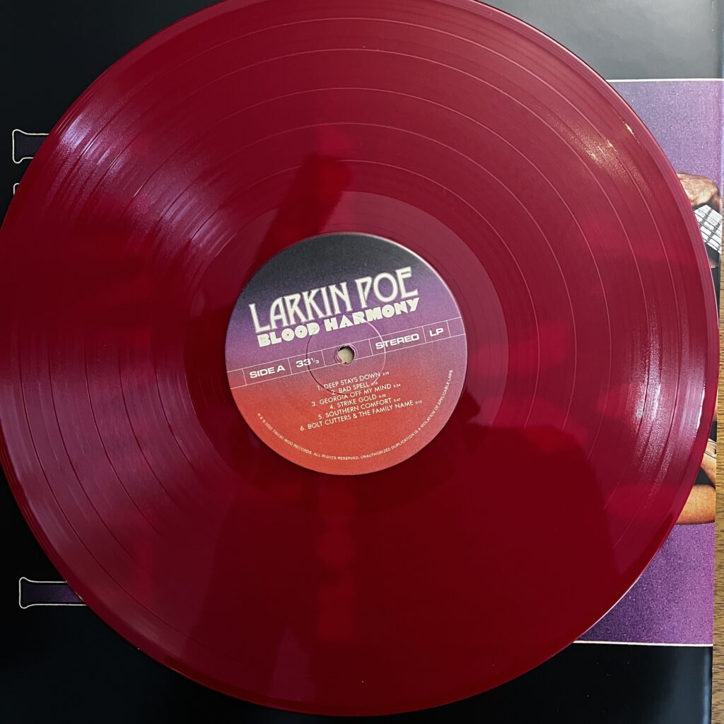 Blood Harmony colored vinyl