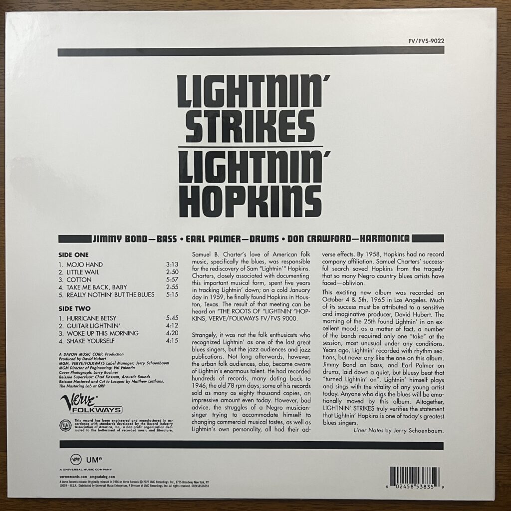 Lightnin' Strikes back cover