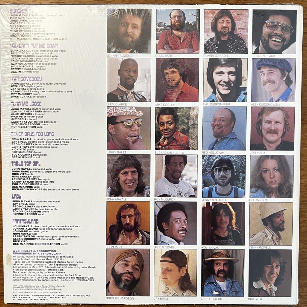 A Banquet In Blues back cover