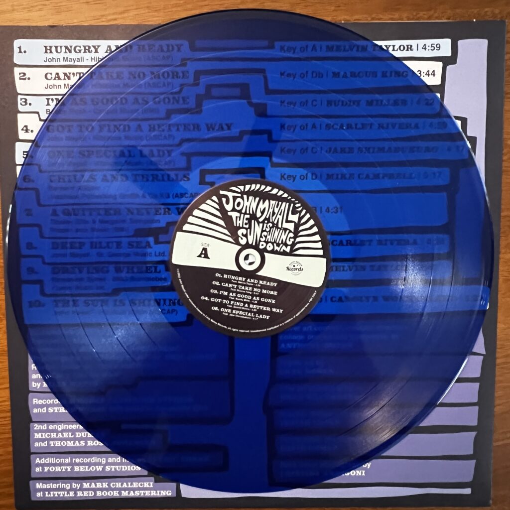 The Sun Is Shining Down colored vinyl