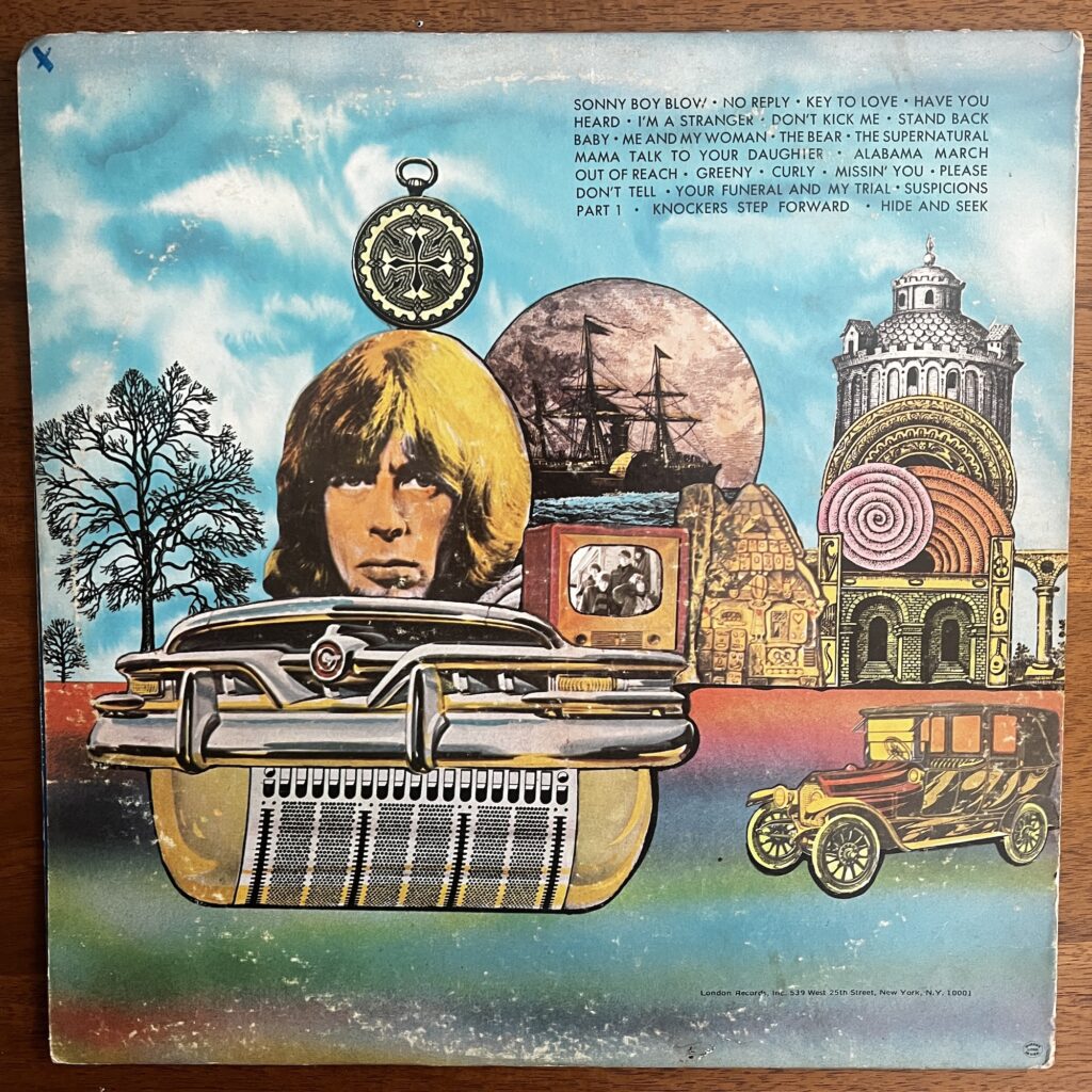 Thru the Years back cover